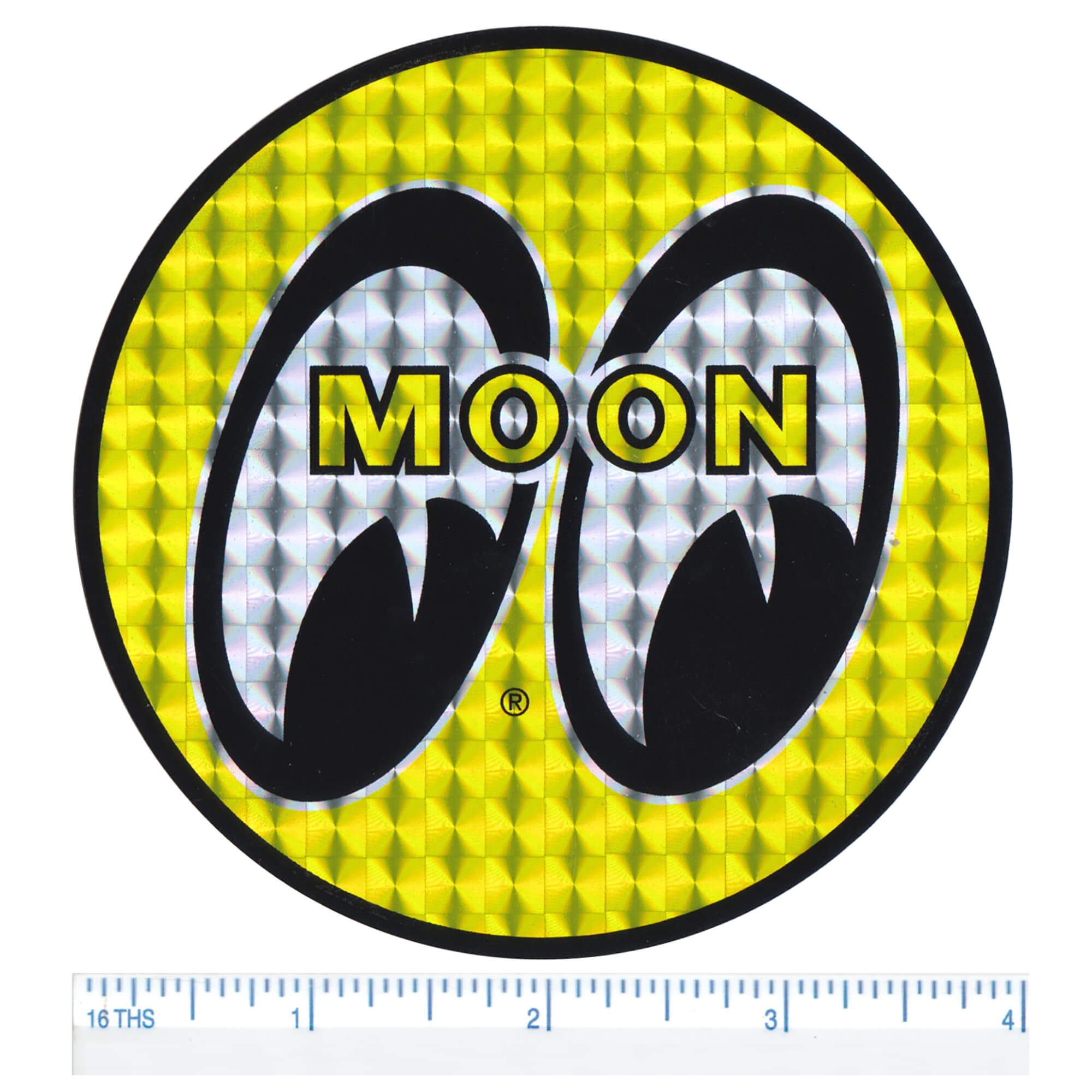 Mooneyes MOON Eyeball Logo Sticker – Large Size, Classic Hot Rod Decal