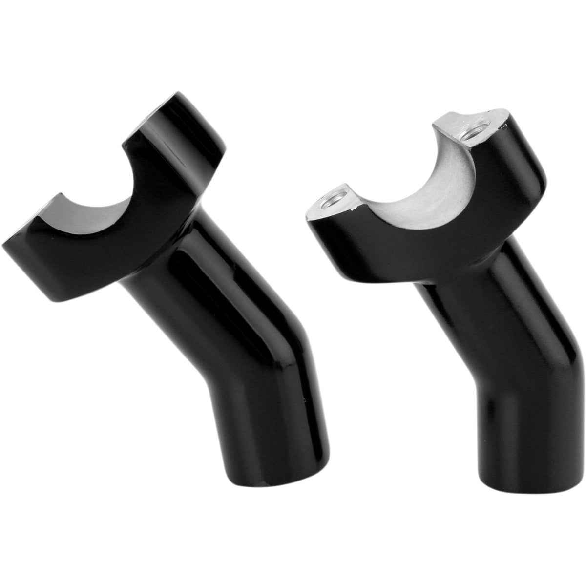 Drag Specialties 3-1/2 inch Pullback Handlebar Riser Set - Black ...