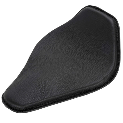 Snub Nose Leather Solo Seat - Black