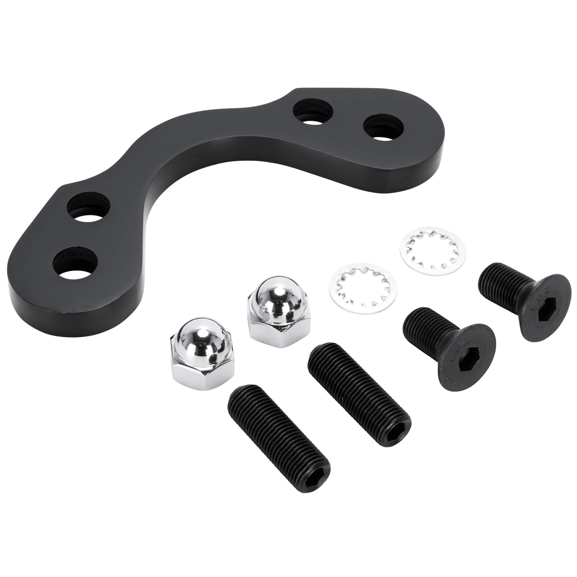 Mid-USA Hardbody Handlebar Riser Adapter Kit for Springers - Black ...