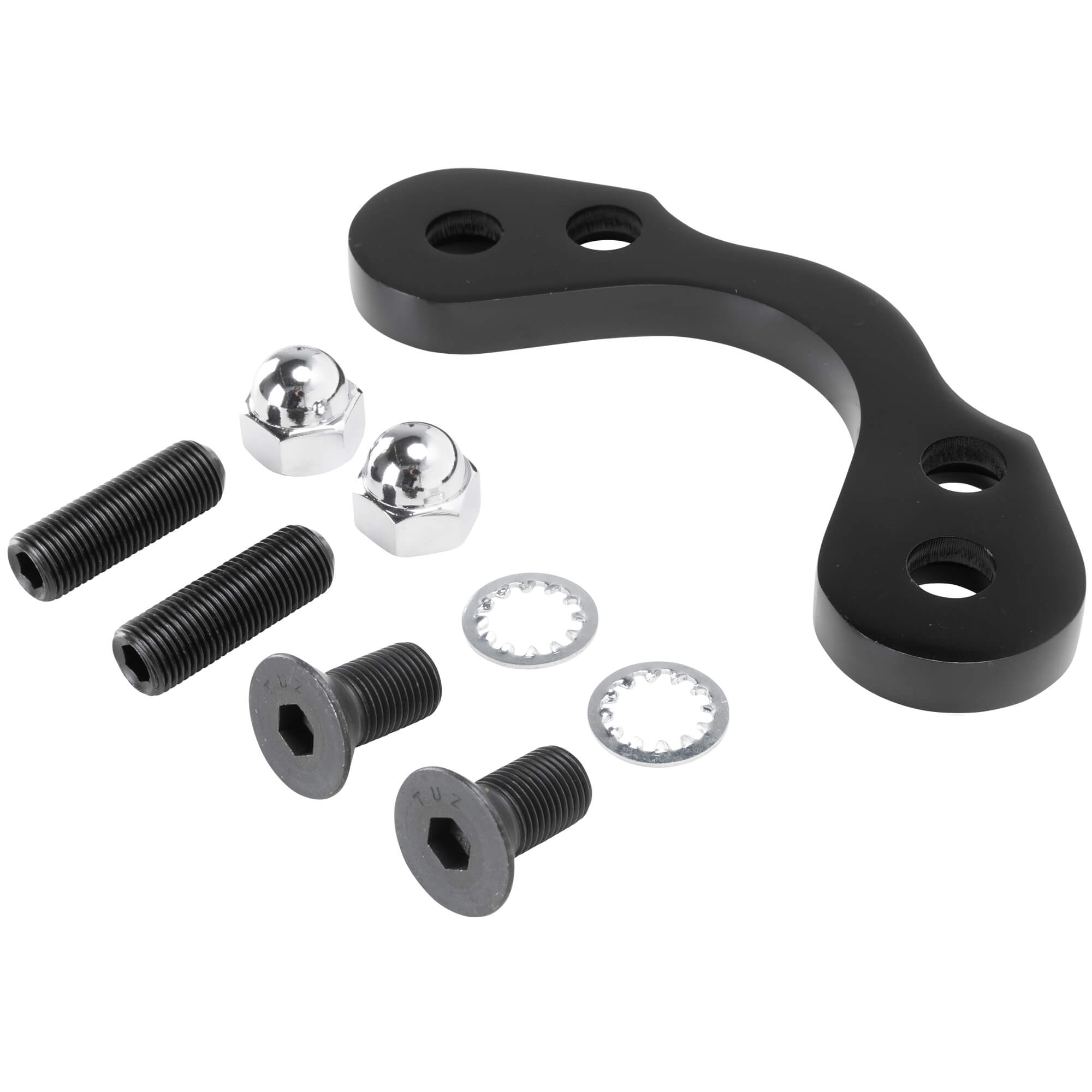 Mid-USA Hardbody Handlebar Riser Adapter Kit for Springers - Black ...