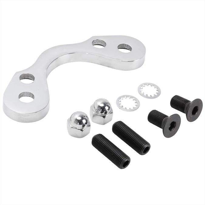 Mid-USA Hardbody Handlebar Riser Adapter Kit for Springers - Chrome ...