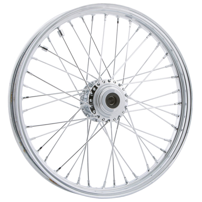 19 x 2.15 40 Spoke Chrome Dual Disc Front Wheel fits 1984-99 Harley-Davidson FXD/FXR/XL