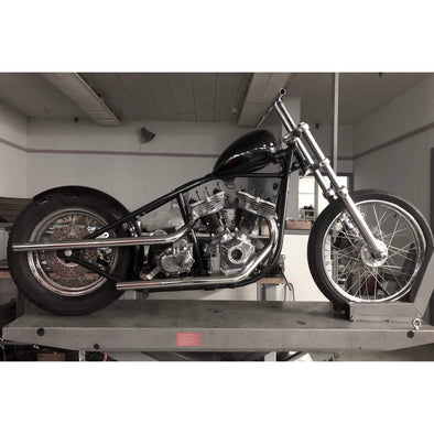 Hi Lo Shotgun Exhaust Pipe Set 1970-1984 Harley-Davidson Shovelhead