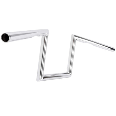 Z Bar Handlebars - 1 inch - 8 inch Rise - Chrome
