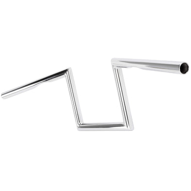 Z Bar Handlebars - 1 inch - 8 inch Rise - Chrome
