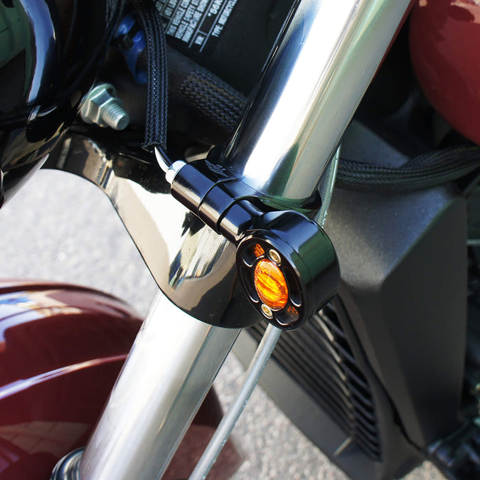 Speedometer Ring Side Mount - Black - 1993-2021 Harley-Davidson Sportster XL