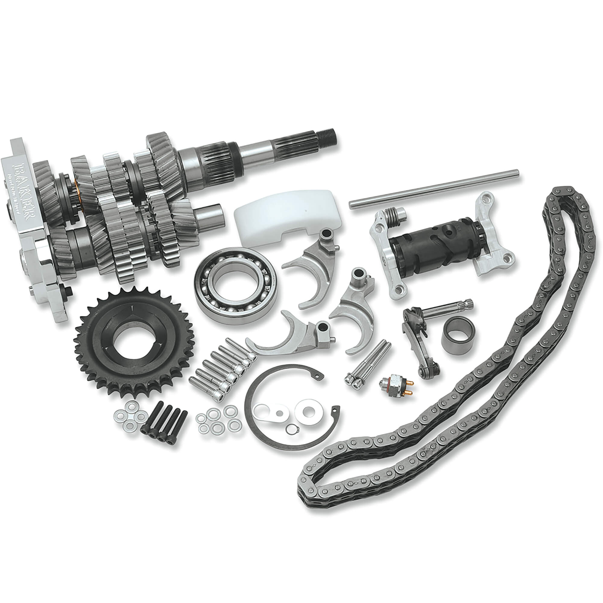 Baker Drivetrain Direct Drive 6-Speed Gear Set 2001-06 Harley-Davidson ...