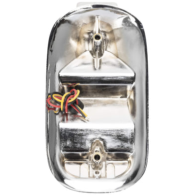 Tombstone LED Taillight - Smoked Lens - Chrome