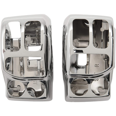 Handlebar Switch Housing Kit - Chrome - 2014-20 Harley-Davidson FLHT/FLHX/FLHR