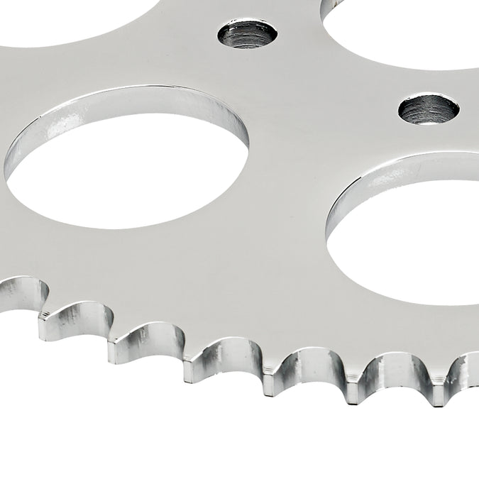 Replacement Flat Sprocket - Chrome - 51 Tooth - 1982-1992 Harley-Davidson Sportster OEM# 41464-86