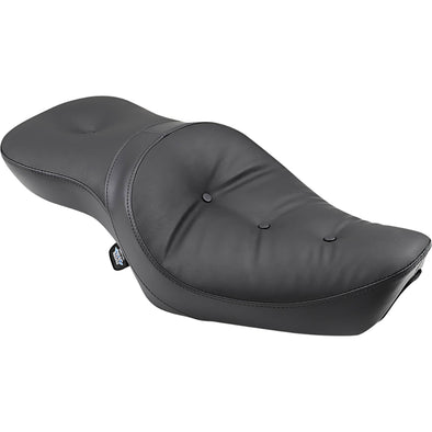 Low Profile Double Bucket 2-Up Pillow Seat - 1982-2003 Harley-Davidson Sportster XL