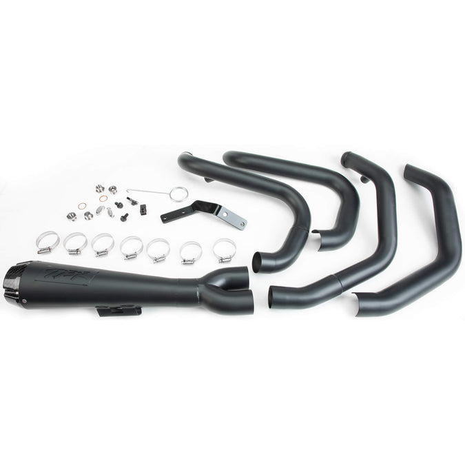 Comp-S 2 into 1 Exhaust System - Black - 2004-2013 Harley-Davidson Sportster