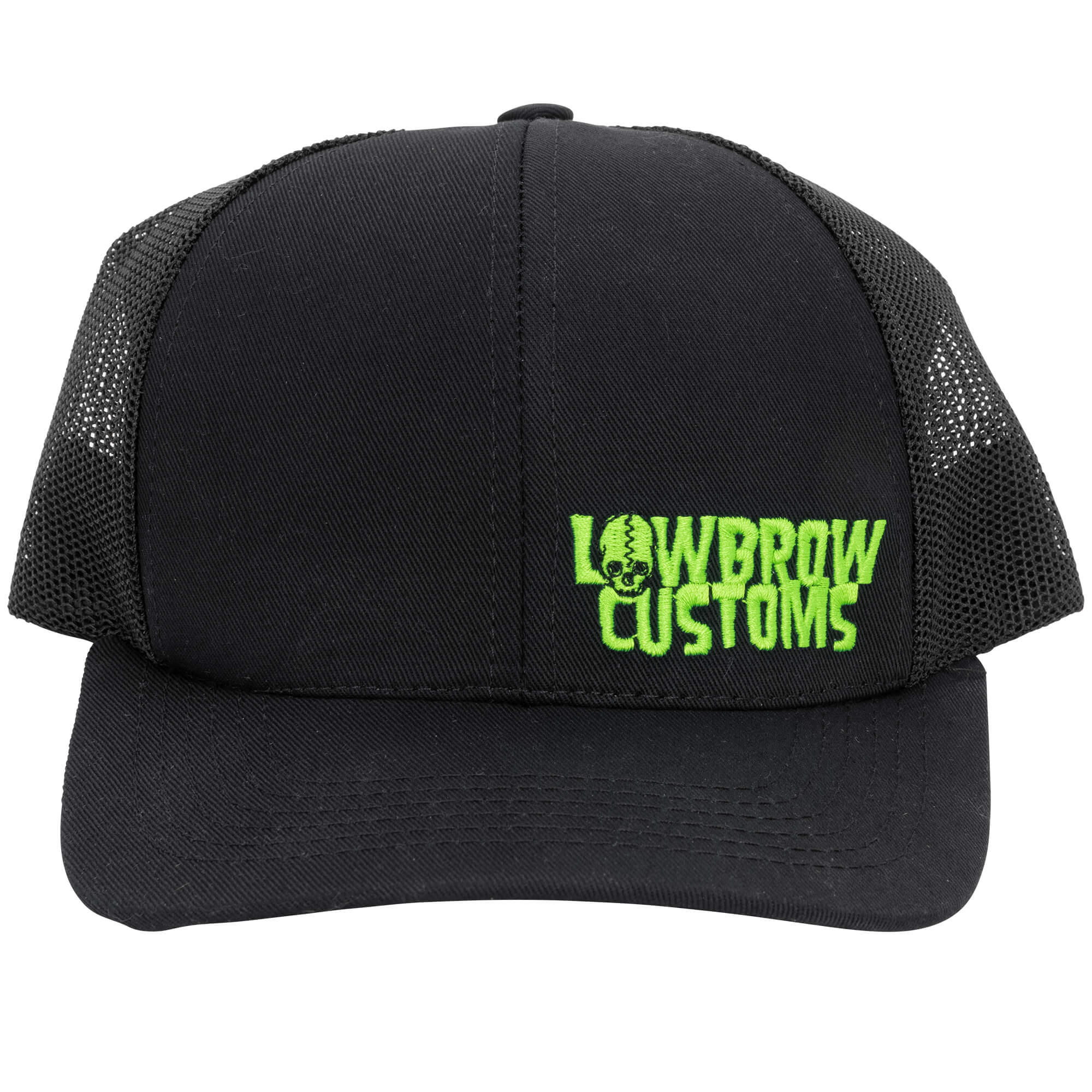 Left Rear Hat Lowbrow Customs Left Panel Premium Snap Back Hat - USA Made