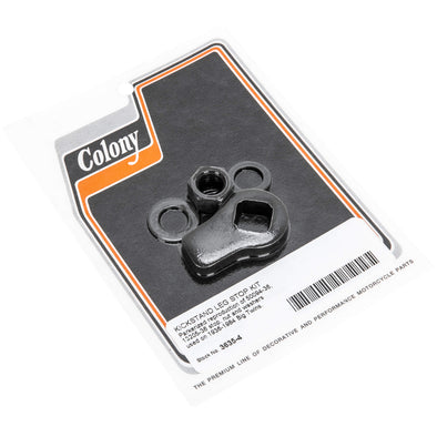 #3635-4 Kickstand Leg Stop Kit 1936-1984 Harley-Davidson Big Twins - Parkerized