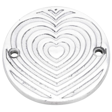 Heart Cast Aluminum Points Cover - Horizontal