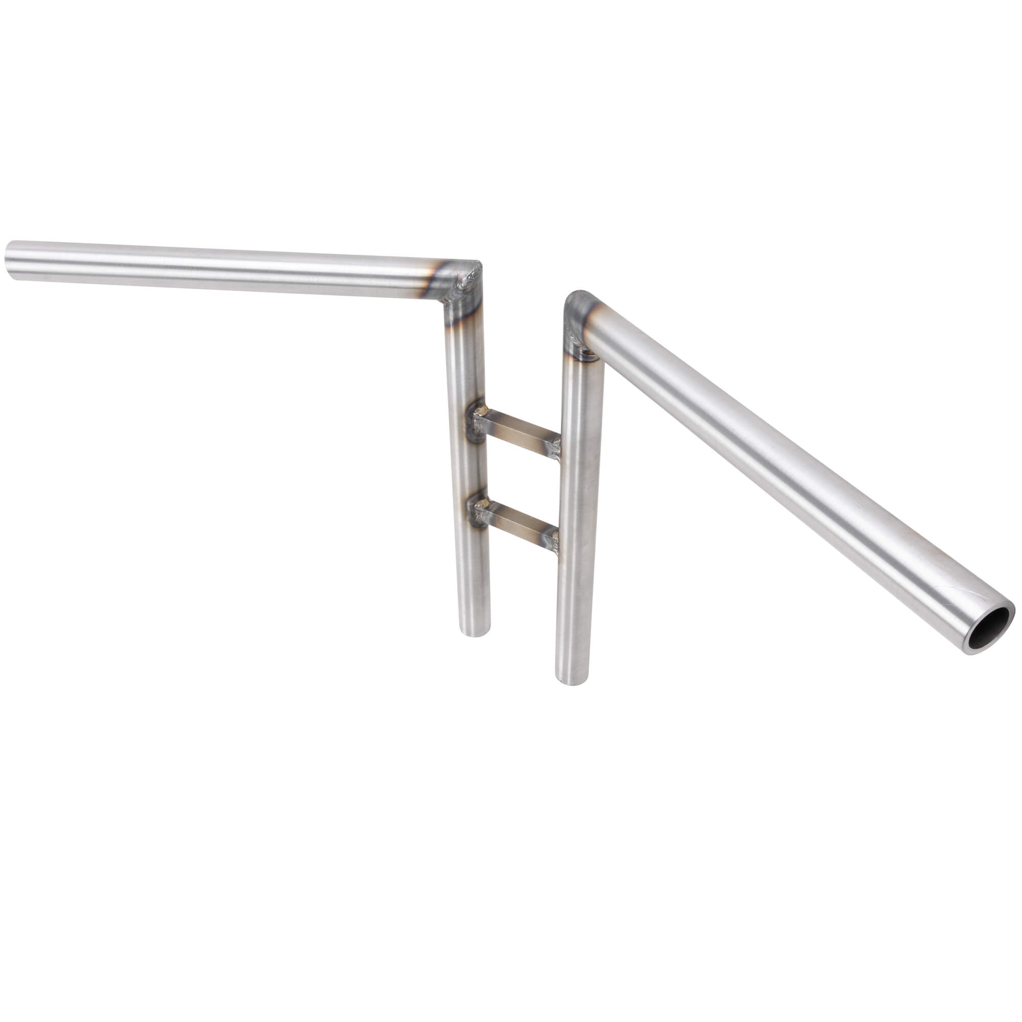Martian Machine Skid Bars Handlebars - Raw Steel – Lowbrow Customs