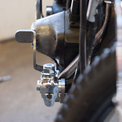 Sling Shot Hydraulic Brake Pedal Kit - Harley-Davidson Generator Engine - Stainless Steel