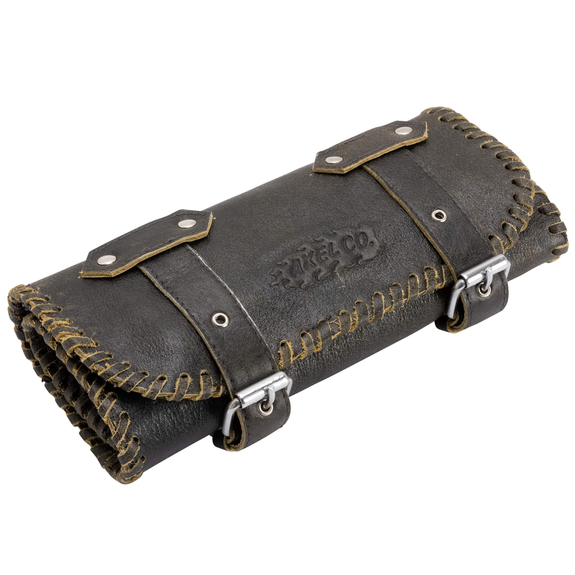 Axel Co. Braided Black Leather Tool Roll – Lowbrow Customs
