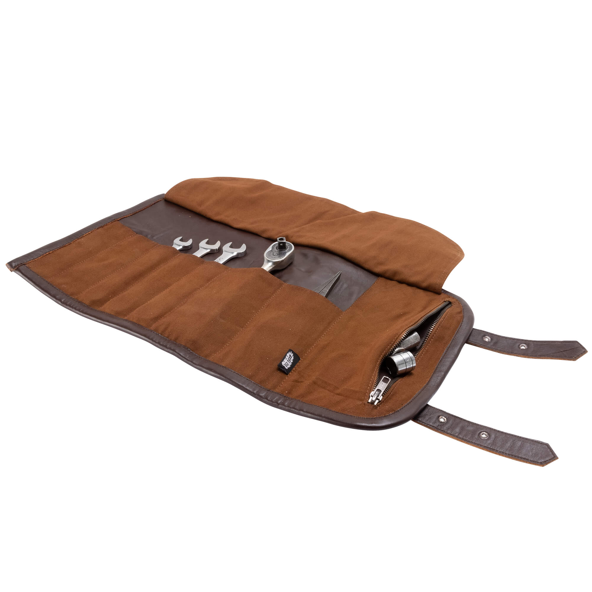 Axel Co. Brown Leather Tool Roll – Lowbrow Customs