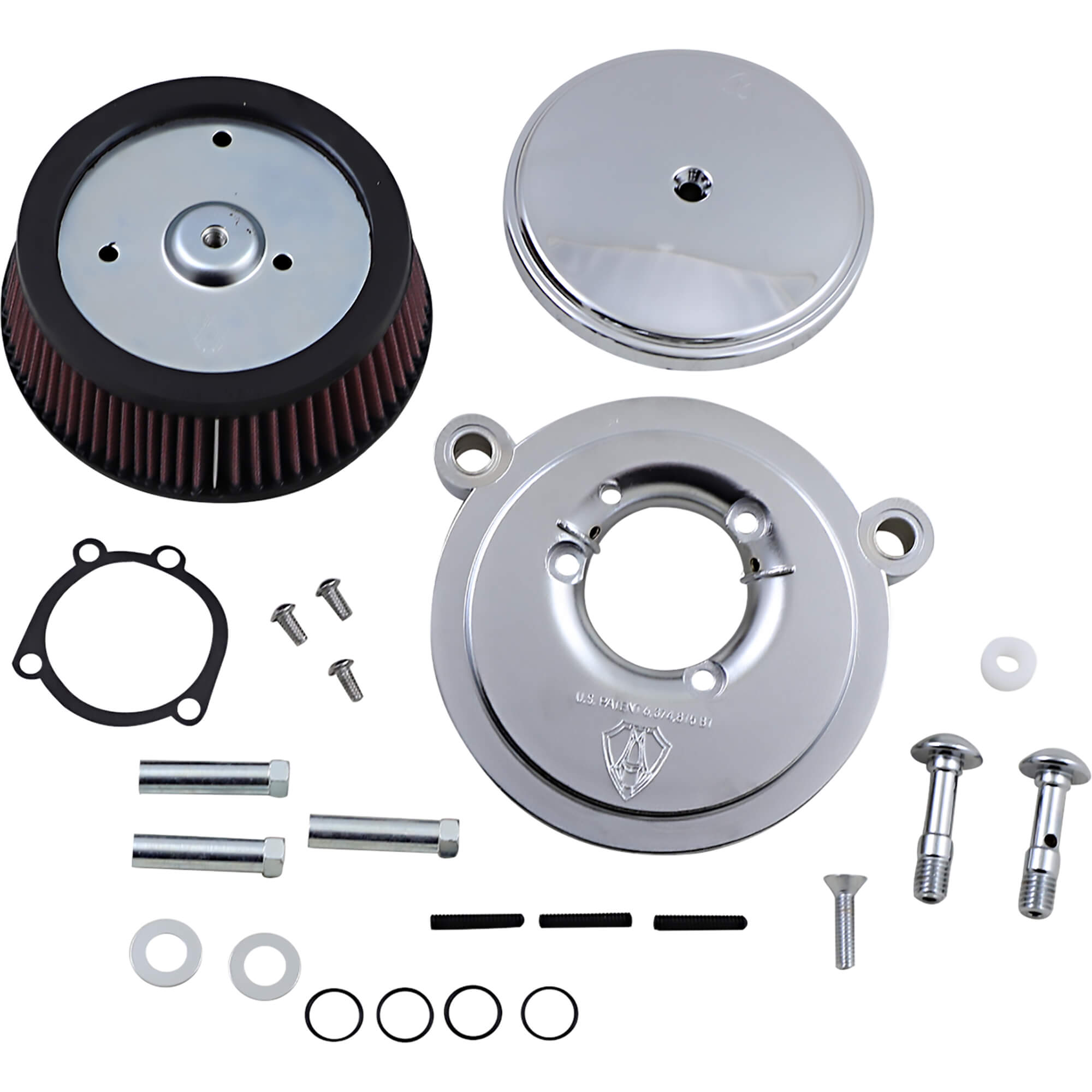 Arlen Ness Big Sucker Stage 1 Air Filter Kit - Chrome - 1993-1999