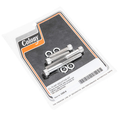 #3395-8 Oil Pump Mounting Kit 1991-2003 Harley-Davidson Sportster - CAD Plated