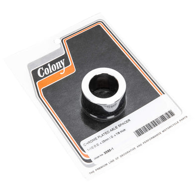 #3585-1 Axle Spacer - 1-1/2 inch O.D. x 25MM I.D. x 7/8 inch Thick - Chrome Plated