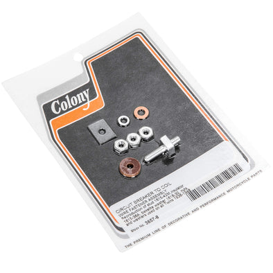 #3657-8 Circuit Breaker To Coil Wire Fastener Assembly 1936-1948 Harley-Davidson All Twins