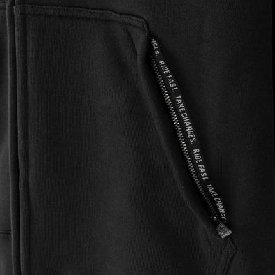 Lowbrow Customs Premium Blackout Zip-up Hooded Sweatshirt