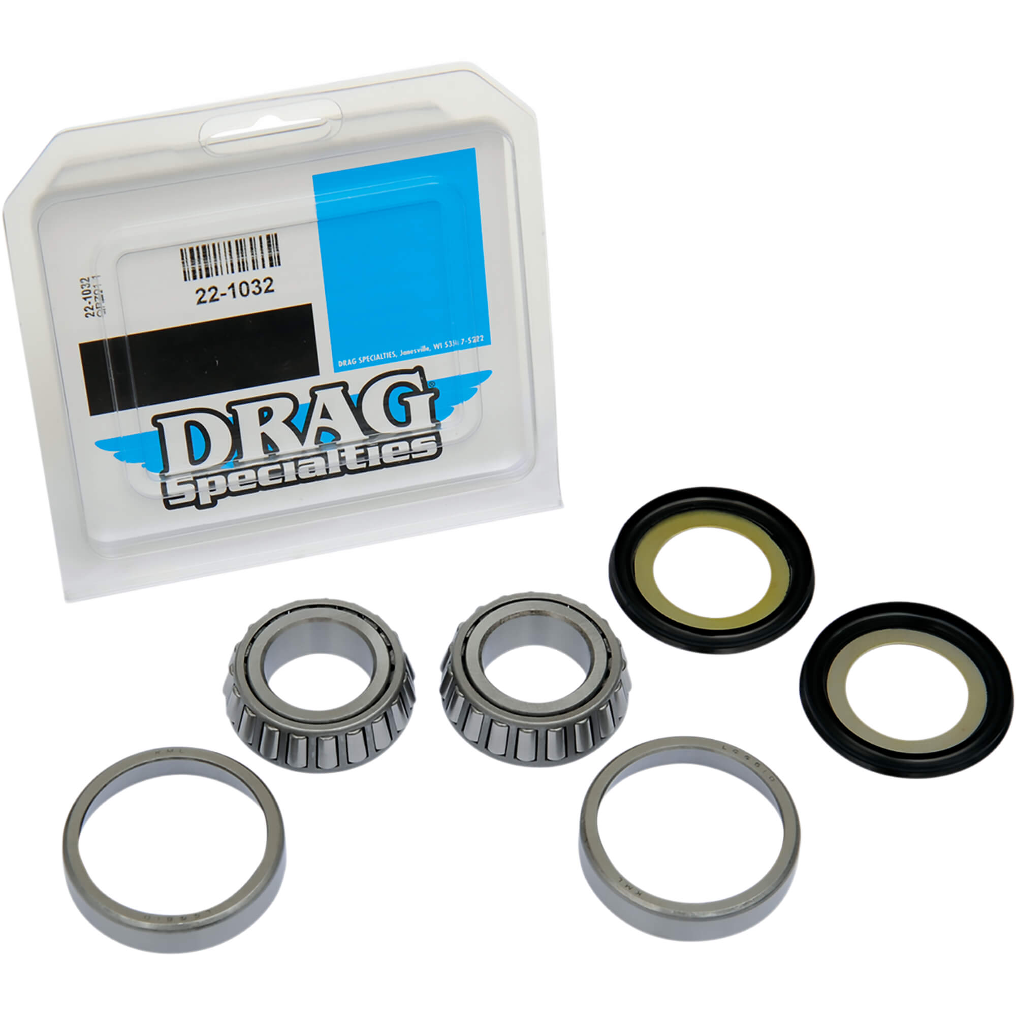 Drag Specialties Neck Post Bearing and Race Set 1980-13 Harley-Davidson ...