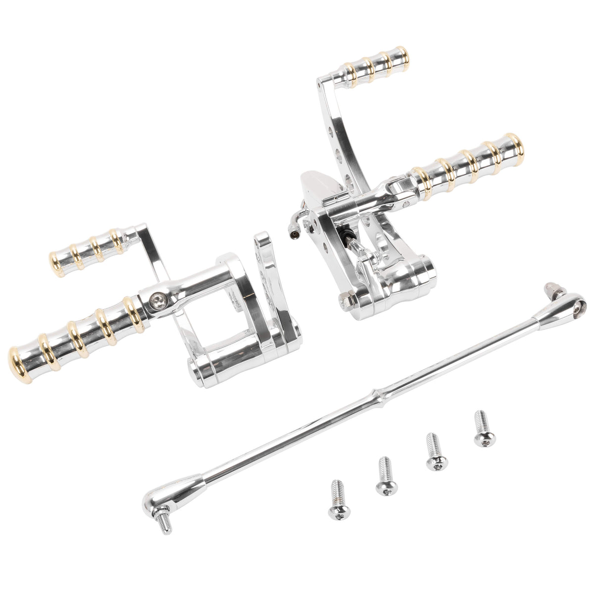 Kustom Tech Vintage Line Forward Controls Auminum & Brass 198699