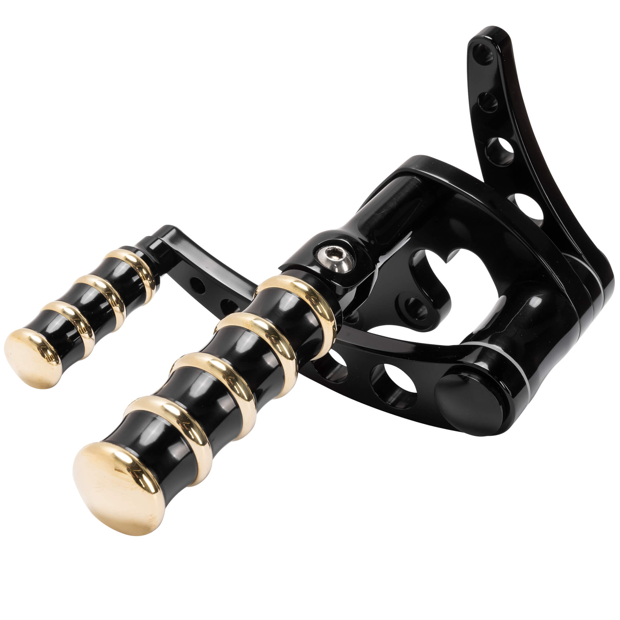 Kustom Tech Vintage Line Forward Controls - Black & Brass - 1986-99 ...