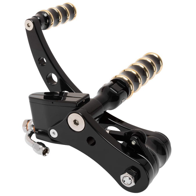 Kustom Tech Vintage Line Forward Controls - Black & Brass - 1986-99 ...