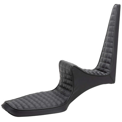 Traditional King and Queen Seat - Black Block Pattern - 1982-2003 Sportsters