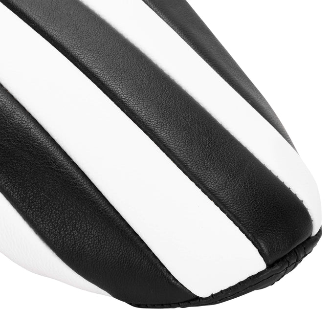 Bates Style 1 inch Tuck-n-Roll Solo Seat - Black & White