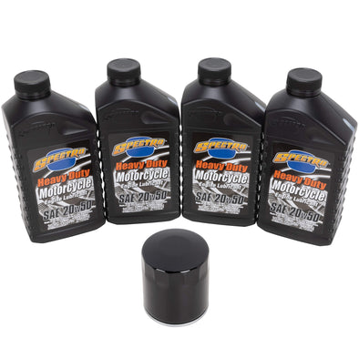 Spectro Oil Twin Cam Conventional Oil Change Kit with Black Filter