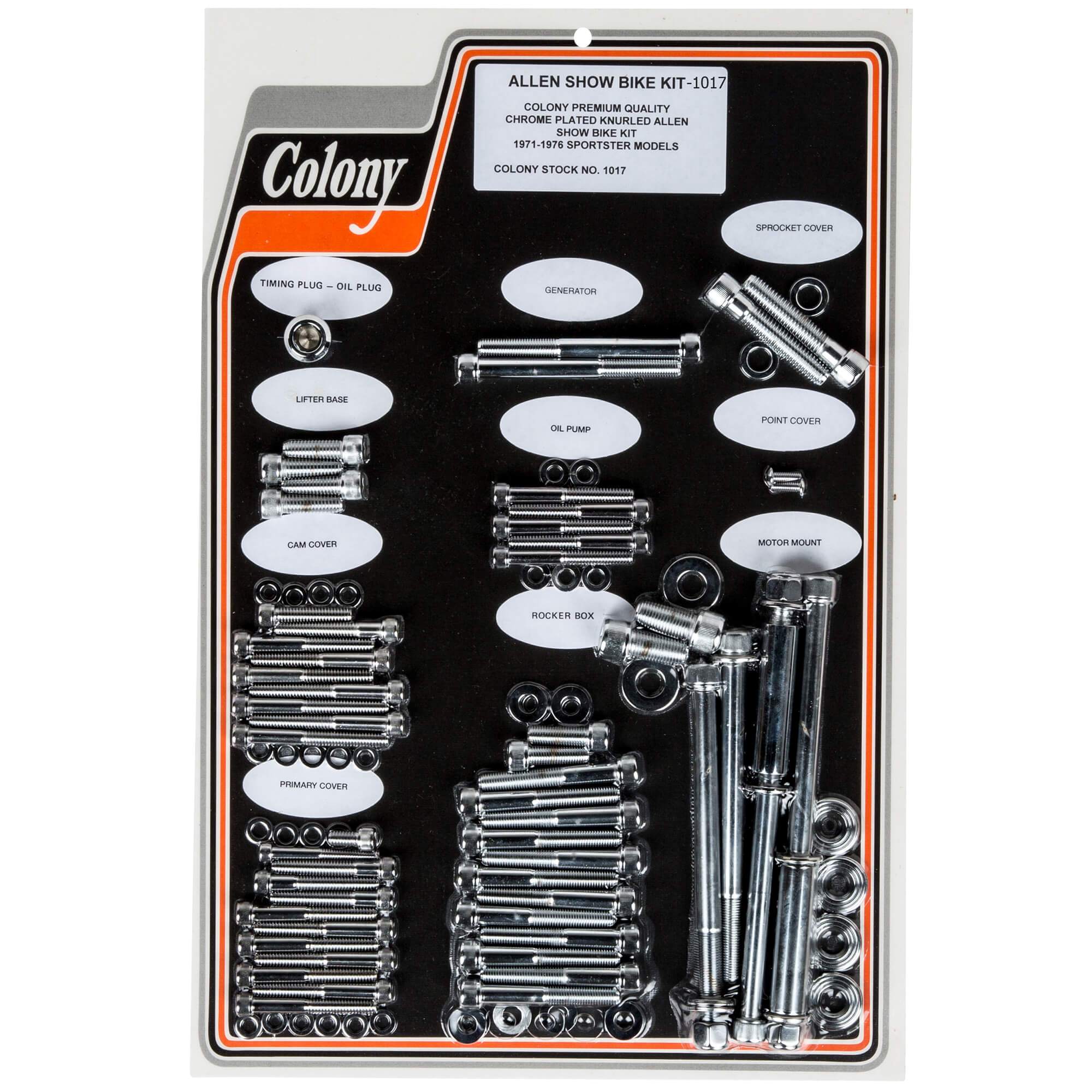 Colony Machine 1017 Complete Show Bike Kit Allen Hardware 19711976