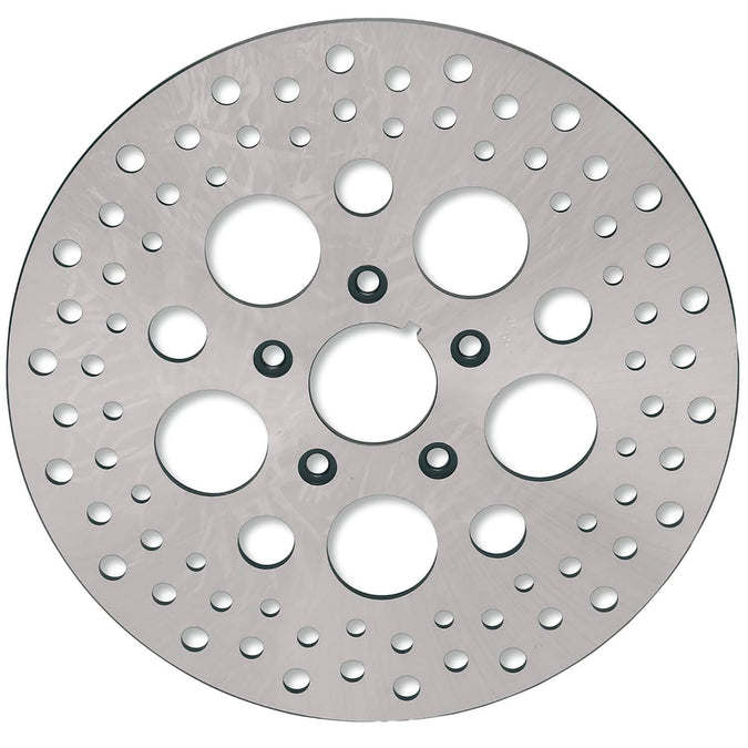 Drilled Stainless Steel Brake Rotor - 11.5 inches - Replaces Harley-Davidson OEM# 44156-00