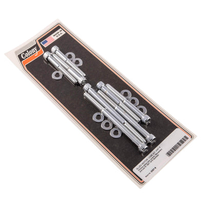 #2067-8 Motor Case Allen Kit 1957-1976 Harley-Davidson Sportster - Chrome Plated