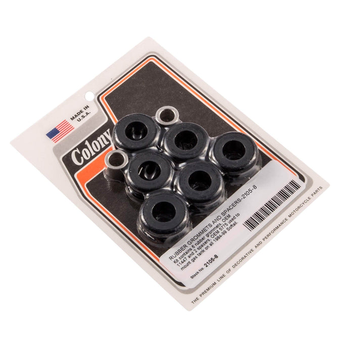 #2105-8 Rubber Grommets and Spacers OEM 5775 11447 Harley Softail 94-99