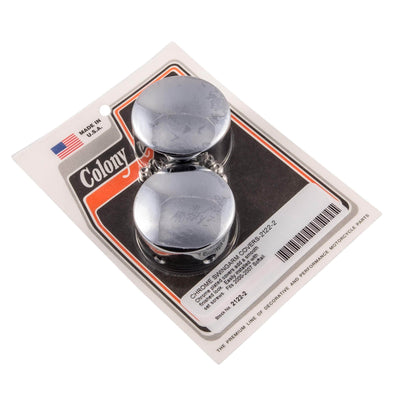 #2122-2 Swingarm Covers 2000-2007 Harley-Davidson Softail - Chrome Plated