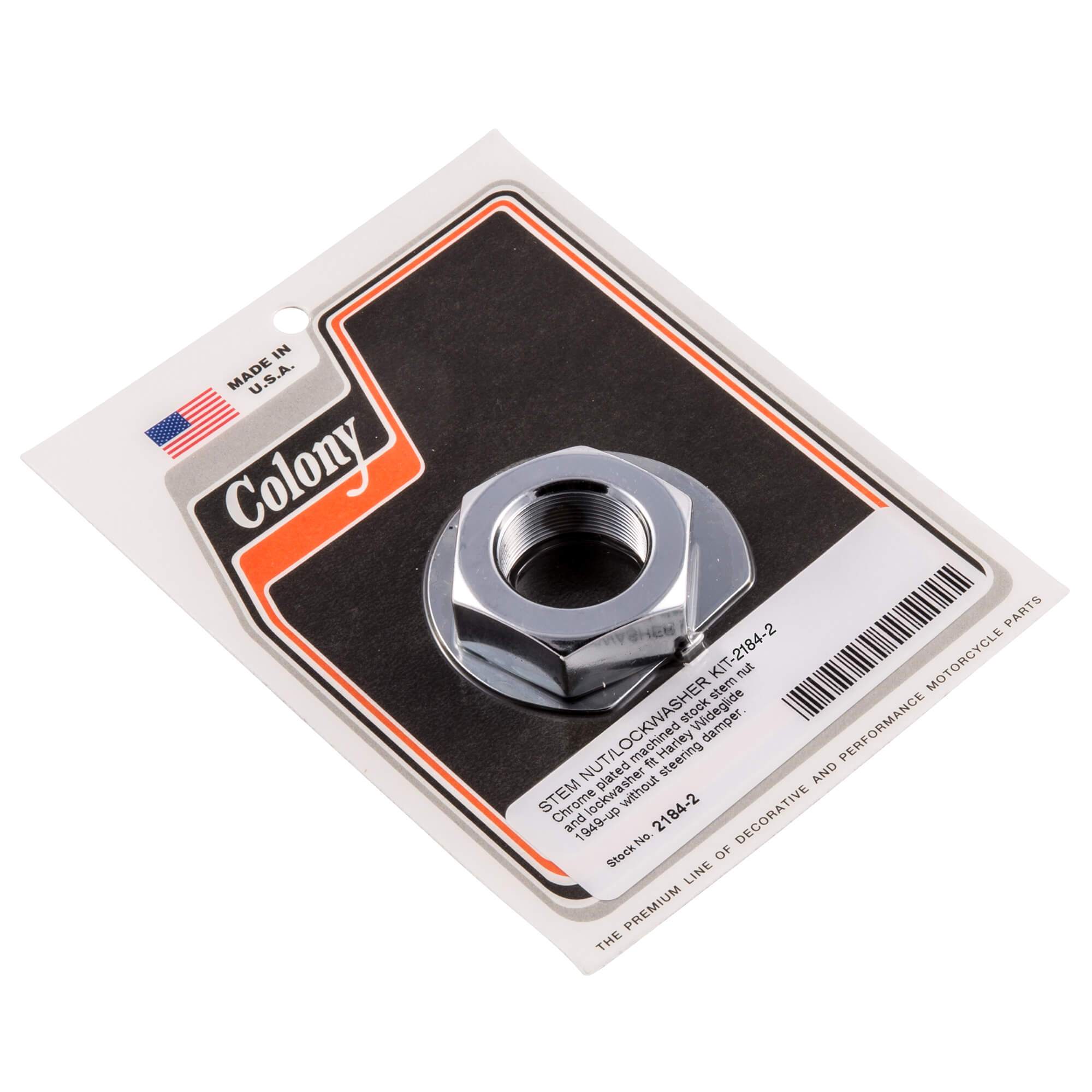 Colony Exhaust Stud Nut Fastener Kit for 1982-18 Harley Dyna Touring S Colony Exhaust Stud Nut Fastener Kit for 1982-18 Harley Dyna Touring S