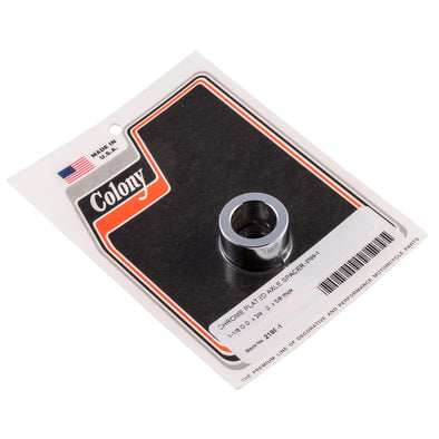 #2199-1 Axle Spacer 1-1/8" O.D. x 3/4" I.D. x 5/8" Thick - Chrome Plated