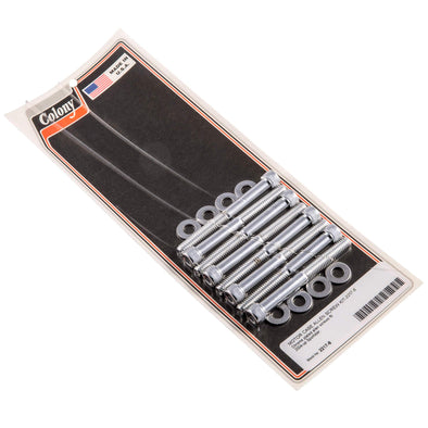 #2217-8 Motor Case Allen Screw Kit 2004-Up Harley-Davidson Sportster - Chrome Plated
