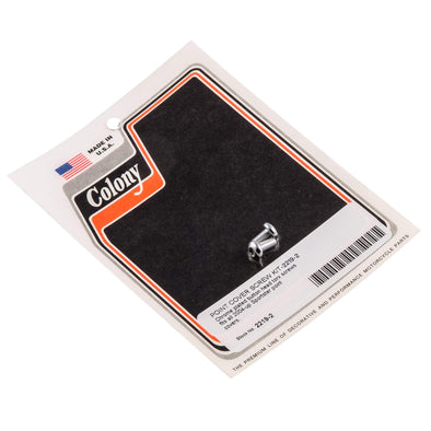 #2219-2 Point Cover Button Head Torx Screws 2004-Up Harley-Davidson Sportster - Chrome Plated