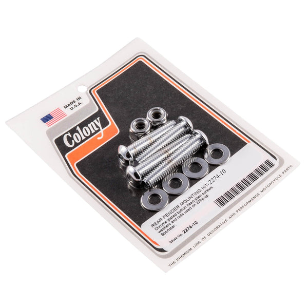 Colony Machine #2274-10 Rear Fender Button Allen Mounting Kit 2004