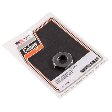 #2287-1 Pinion Gear Shaft Nut 1954-1981 Harley-Davidson Sportster/KH - Parkerized