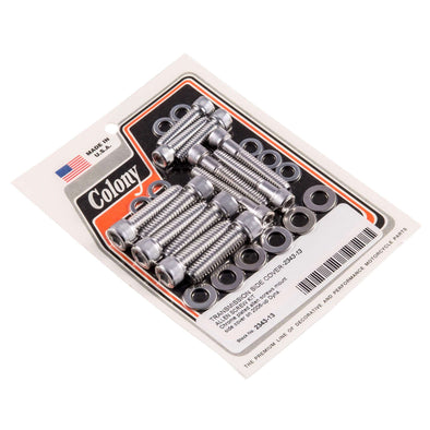 #2343-13 Transmission Side Cover Allen Screw Kit 2006-Up Harley-Davidson Dyna - Chrome Plated