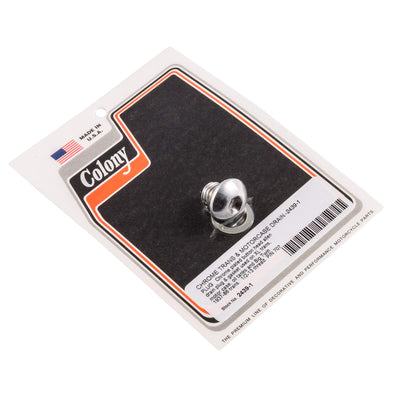 #2439-1 Transmission and Motor Case Drain Plug 1937-1986 Harley-Davidson Big Twin - Chrome Plated