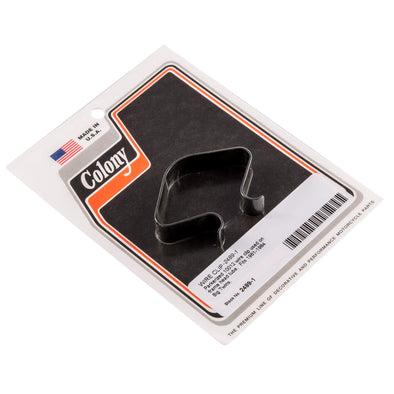 #2489-1 Frame Head Tube Wire Clip 1961-1984 Harley-Davidson Big Twin - Parkerized